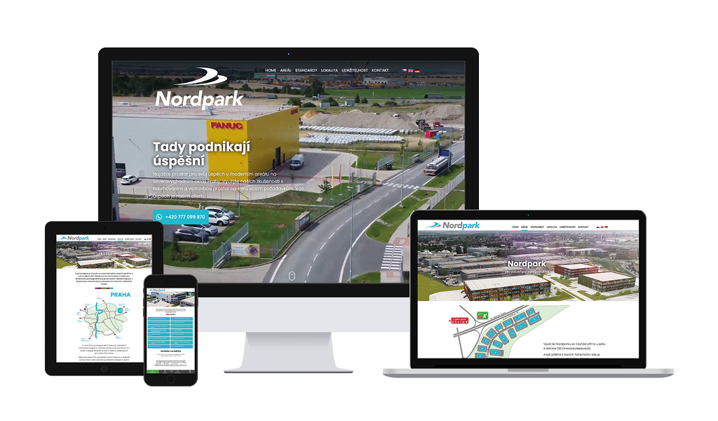 Nordpark Praha webové stránky