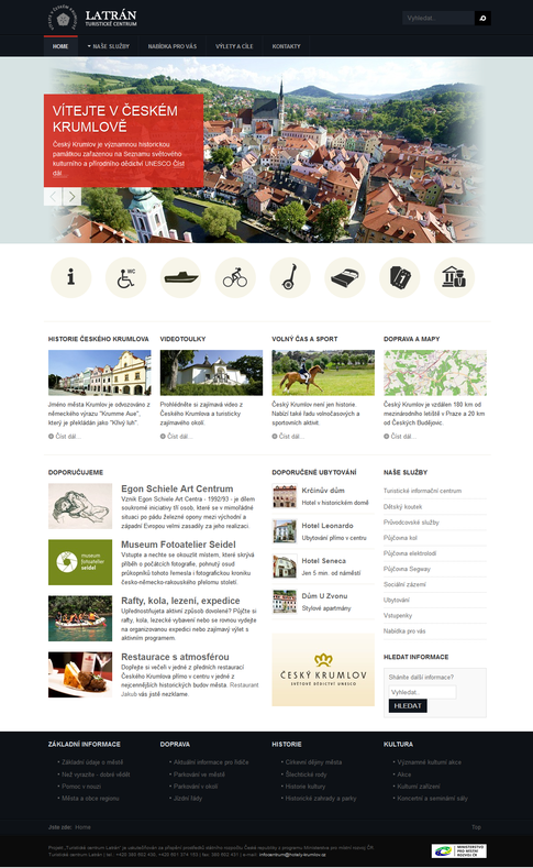 webové stránky infocentrum Latrán